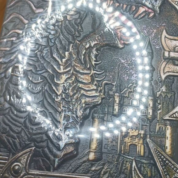 EMBOSSED Dragon journal planner book multicolor diary manifest - Picture 5 of 5